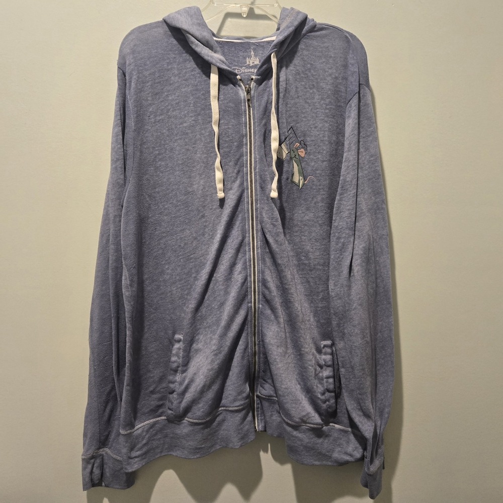 Disney Epcot Food & Wine Festival 2018 Passholder Hoodie‎ Ratatouille Blue XXL